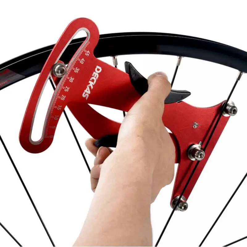 

Bike Indicator Meter Tensiometer Bicycle Spoke Tension Wheel Builders Tool Bicycle Spoke Repair Tool