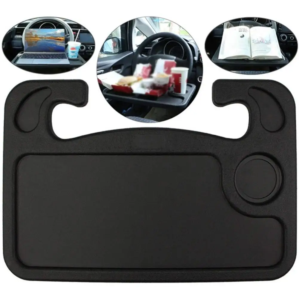 

Portable Car Laptop Computer Desk Mount Stand Steering Wheel Eat Work Drink Food Coffee Goods Tray Board Dining Table Holder