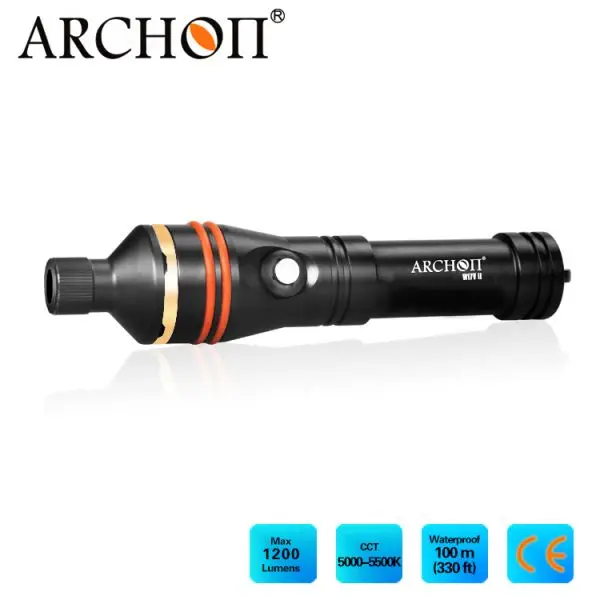 ARCHON W17VII D11V-II вспышка для подводного погружения и светильник 1200LM подводный 100 м