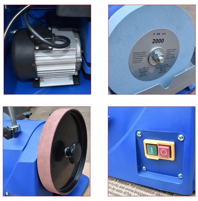 

8 Inches Water-cooled Grinder Multifunction Polisher Tools Speed Low Speed Precision Standard Sharpener Equipment 220V/120W