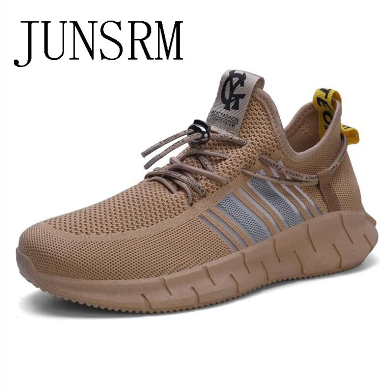 

Breathable Holes Sports Running Shoes Damping Cushion Sneakers Outdoor Lace-up Chaussure Homme Trainers Men Walking Tennis Shoes