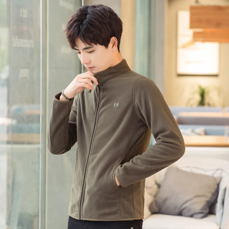 2020 мода толстовка куртка мужская однотонная Цвет Вышивка толстовки с капюшоном