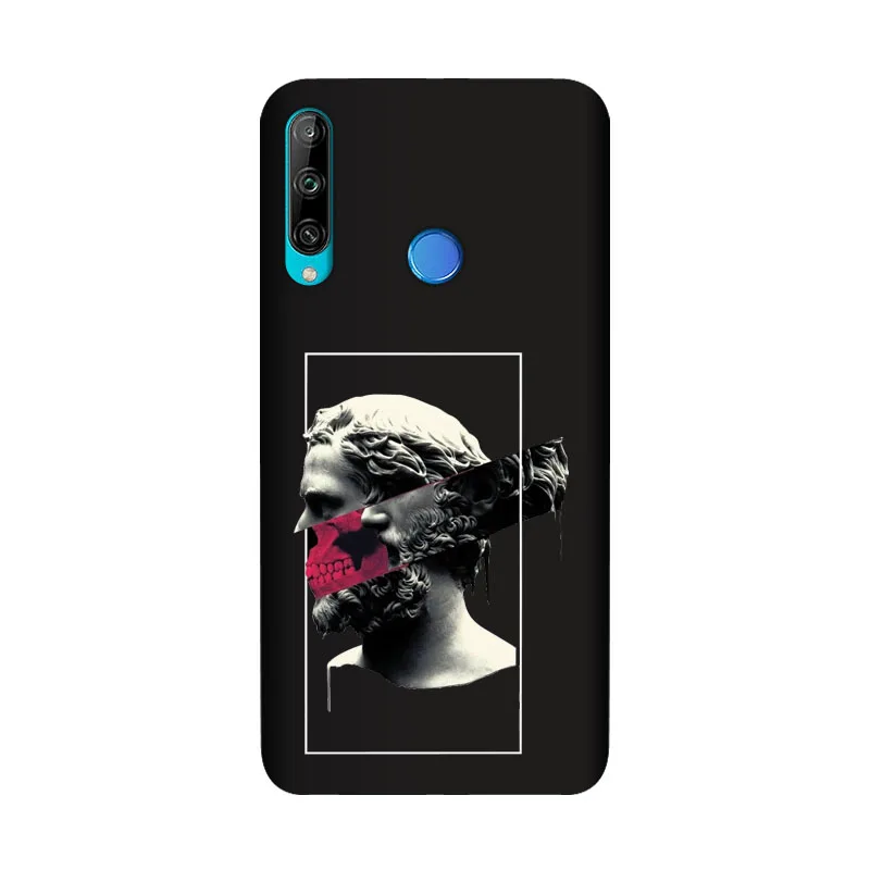 Чехол-накладка QAQsam для Huawei Honor 9C силикон абстрактное искусство ТПУ AKA-L29 |