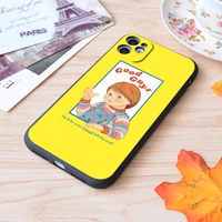 childs play good guys chucky print soft silicone matt case for apple iphone case