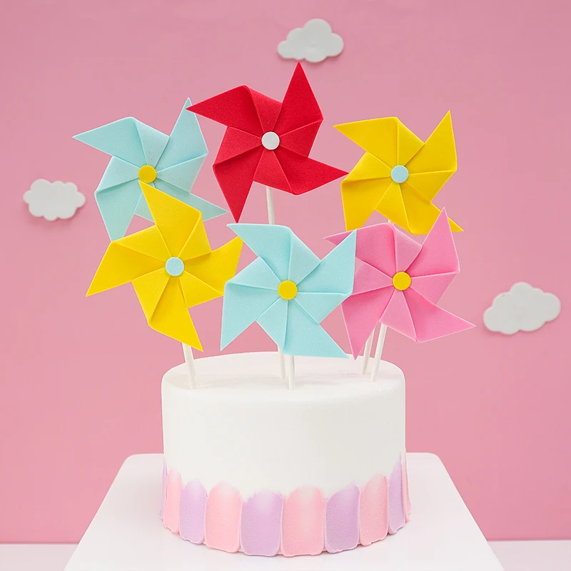 Cakelove 3 шт губка ветряная мельница украшения торта для детей день рождения