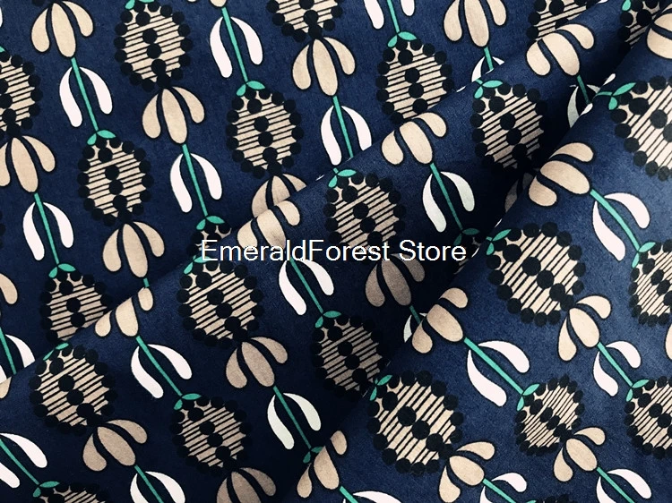 Новый Сад Ретро стиль ручная окрашенная ткань двухцветная с принтом подсолнуха