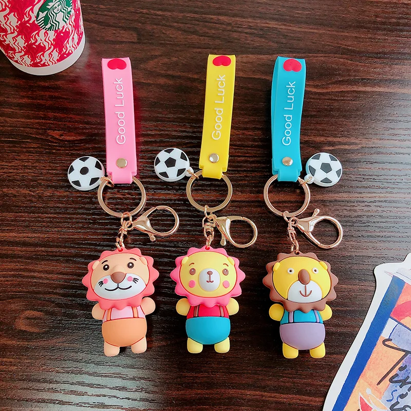 Милый брелок со львом кукла креативный мультяшный китайский дракон сумка кулон