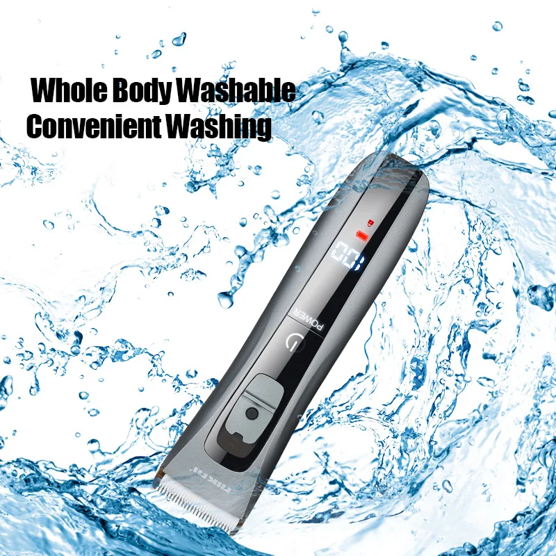 Waterproof men professional hair trimmer beard cordless adjustable clipper electric cutting machine haircut | Бытовая техника