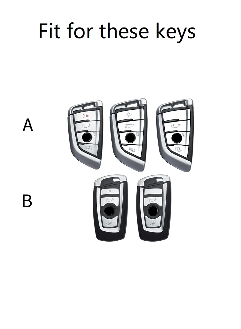 

Car Genuine Leather Car Remote Smart Key Case Cover For BMW 1 2 3 4 5 6 7 Series X1 X3 X4 X5 X6 F30 F34 F10 F07 F20 G30 F15 F16
