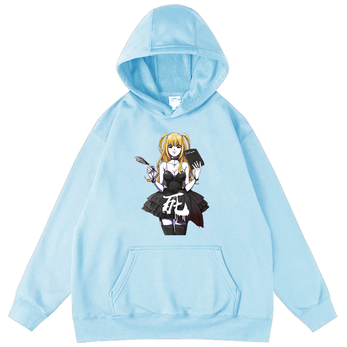 

Death Note Cartoon Anime Mens Pullover Oversized Hoodie Boy Hooded Sweatshirts Unisex Teens Long Sleeve Tracksuit Tops