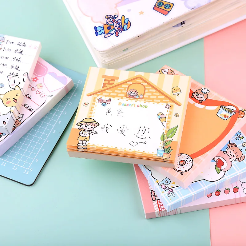 

8pcs/LOT junzi Lei 8383 series retro message material paper memo pad