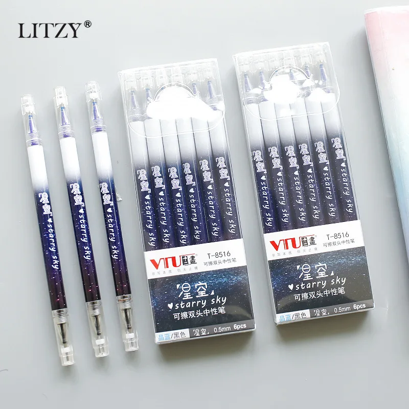 

Ручка гелевая со стираемыми чернилами, 6 шт./комплект