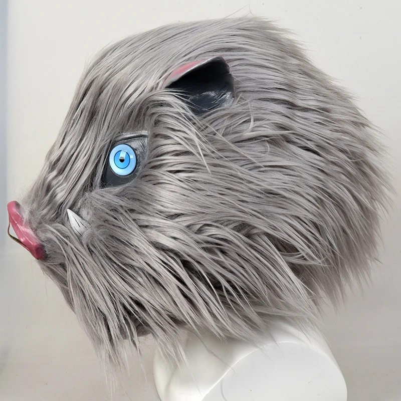 Убийца демонов: кимэцу но яиба косплей латексная маска хашибира иносуке Хэллоуин