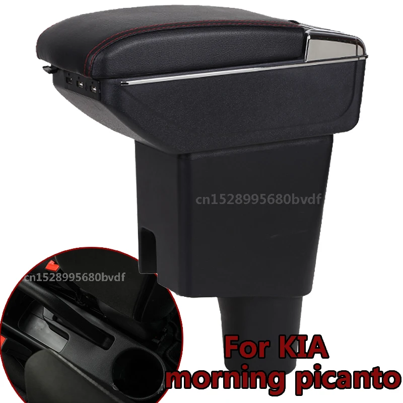

Armrest Box for KIA Morning Picanto Central Store Content Box with USB Products Interior Car Styling Accessory
