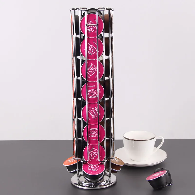 Подставка для хранения 32 шт. Dolce Gusto стойка дисплея вращающийся держатель