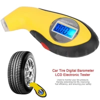 car tire digital barometer lcd electronic tester car tyre air pressure gauge meter tire pressure analyzer for car truck bike