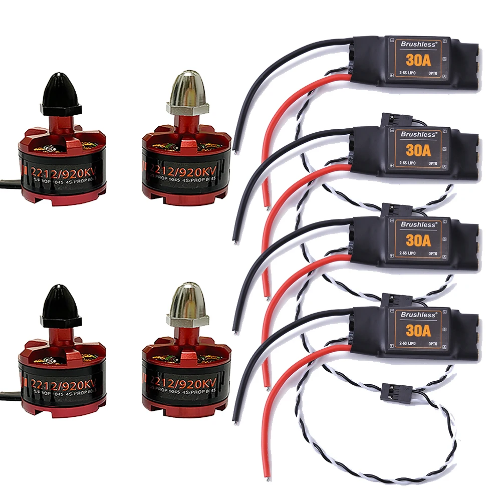 30A ESC OPTO 2-6S бесщеточный электронный контроллер скорости + 2212 920kv двигатель 2-4s для