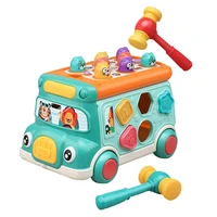 push pull bus toy xylophone baby toys push and pull music toys activity bus musical toy early education child gift