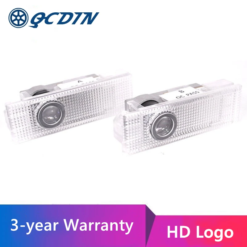 QCDIN для LANCIA светодиодный дверные лого Светильник Автомобиля HD лампы проекторы