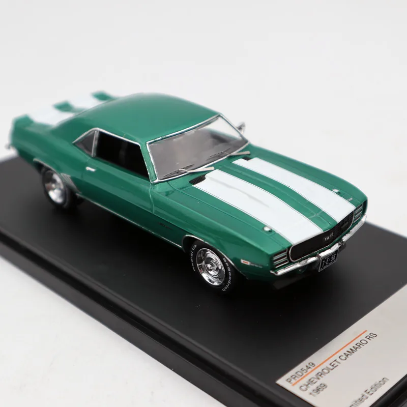 Premium X 1:43 For Chevrolet Camaro RS 1969 Metallic Green PRD549 Diecast Models Limited Edition Collection Toys Car | Игрушки и хобби