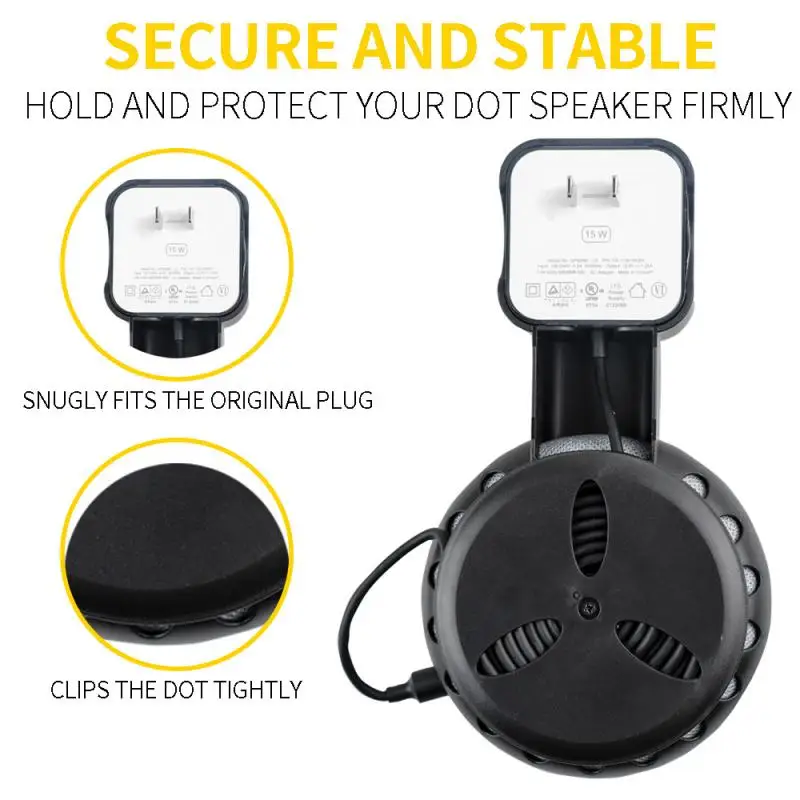 Настенное крепление на розетку Держатель подставка портативный компактный и