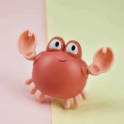

Baby Bath Toys Cute Cartoon Crab Penguin Whale Animal Tortoise Turtle Water Toy Infant Swim Chain Clockwork Toy For Kid