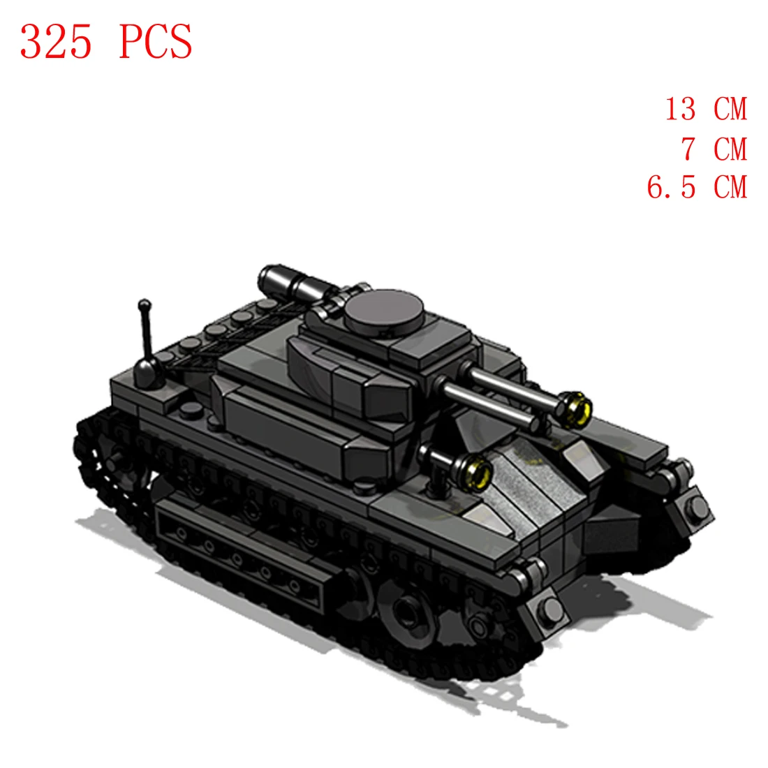 

hot military WWII SdKfz 101 Panzer I Light Tank vehicles Germany army Blitz war weapon equipment Building Block model brick toys