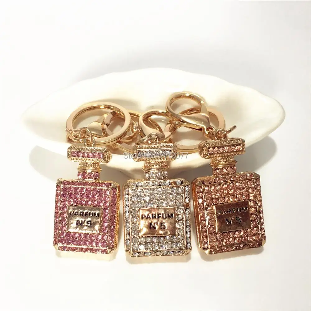 1 шт. лидер продаж Хрустальная бутылочка для парфюма брелок автомобильного