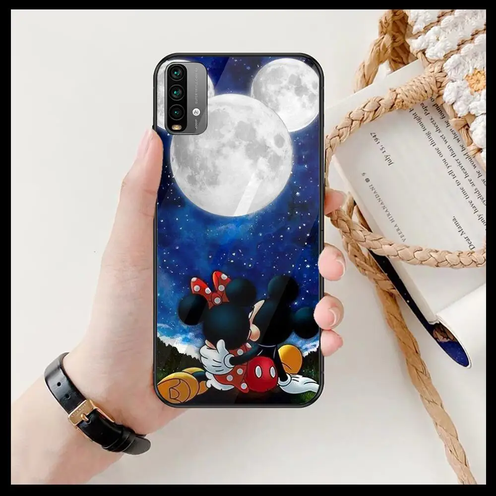 

disney Phone Case For XiaoMi Redmi 11lite ultra 9 8A 7A 6 A Pro T 5G K40 Anime Black Cover Silicone Back Pret