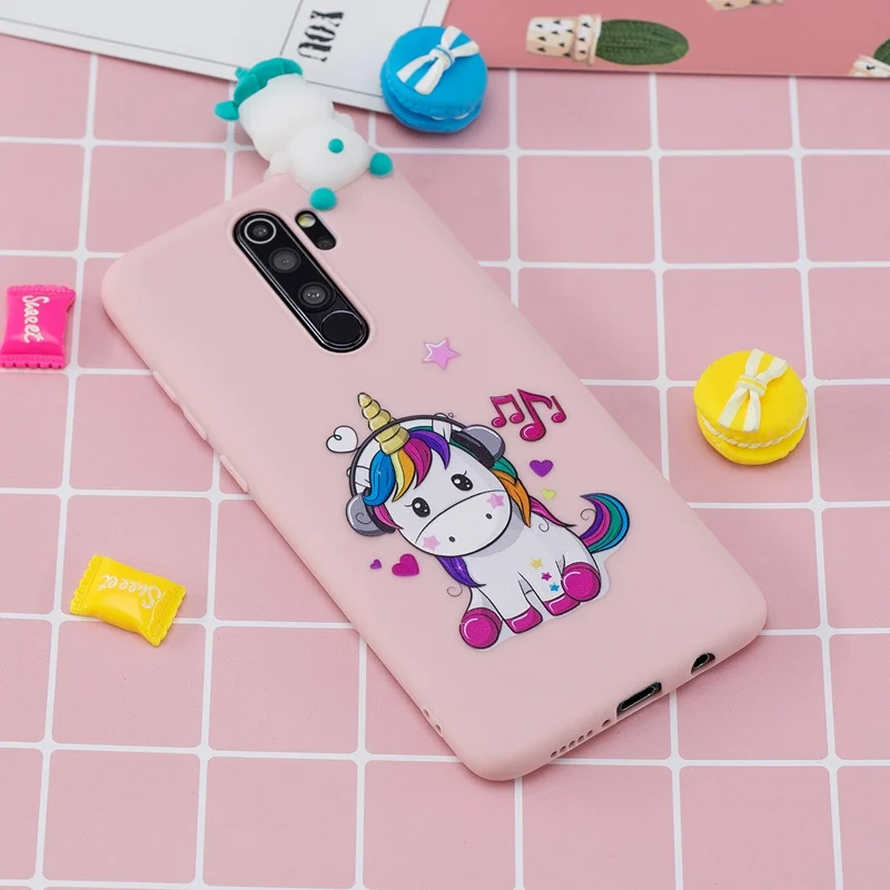 Чехол с объемными игрушками Хаски из мультфильма для Xiaomi Redmi 8 8A Note Pro игрушечные