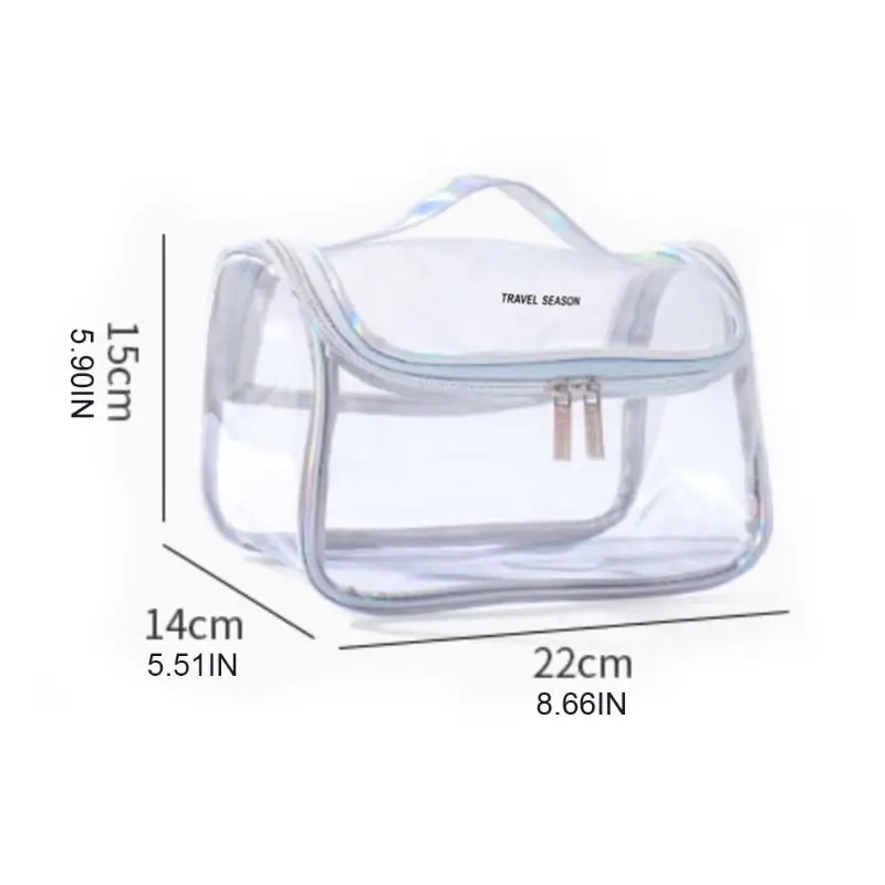 

Multifunctional Transparent Cosmetic Bag Makeup Pouch Toiletry Travel Organizer 20CA