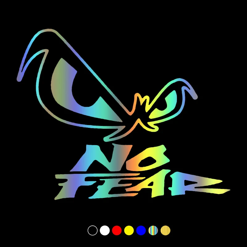 

CS31936# Various Sizes Die-Cut Vinyl Decal Eye No Fear Car Sticker Waterproof Auto Decors on Car Body Bumper Rear Window