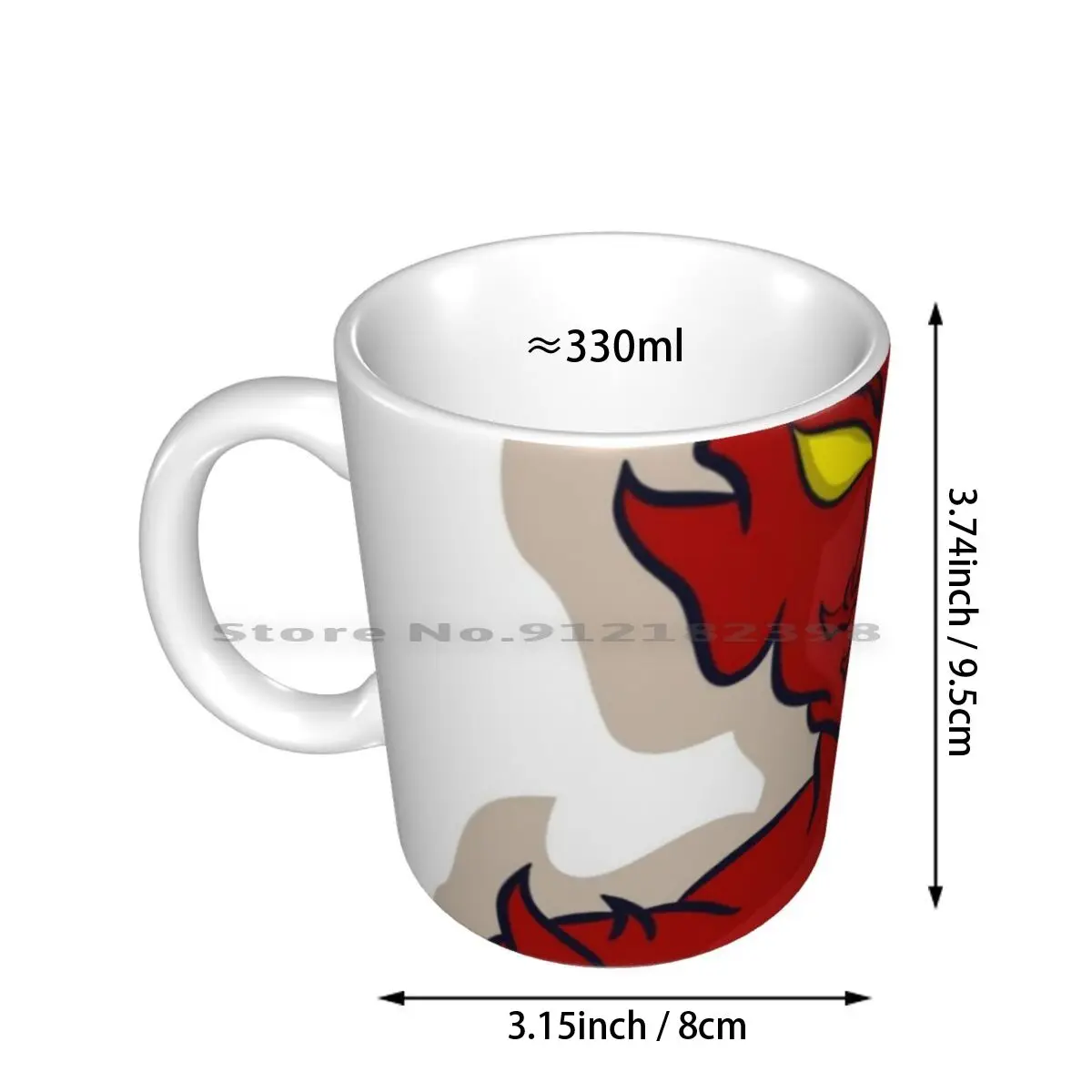 Керамические кружки Red Demon кофейные чашки Кружка для молока и чая кружка из серии