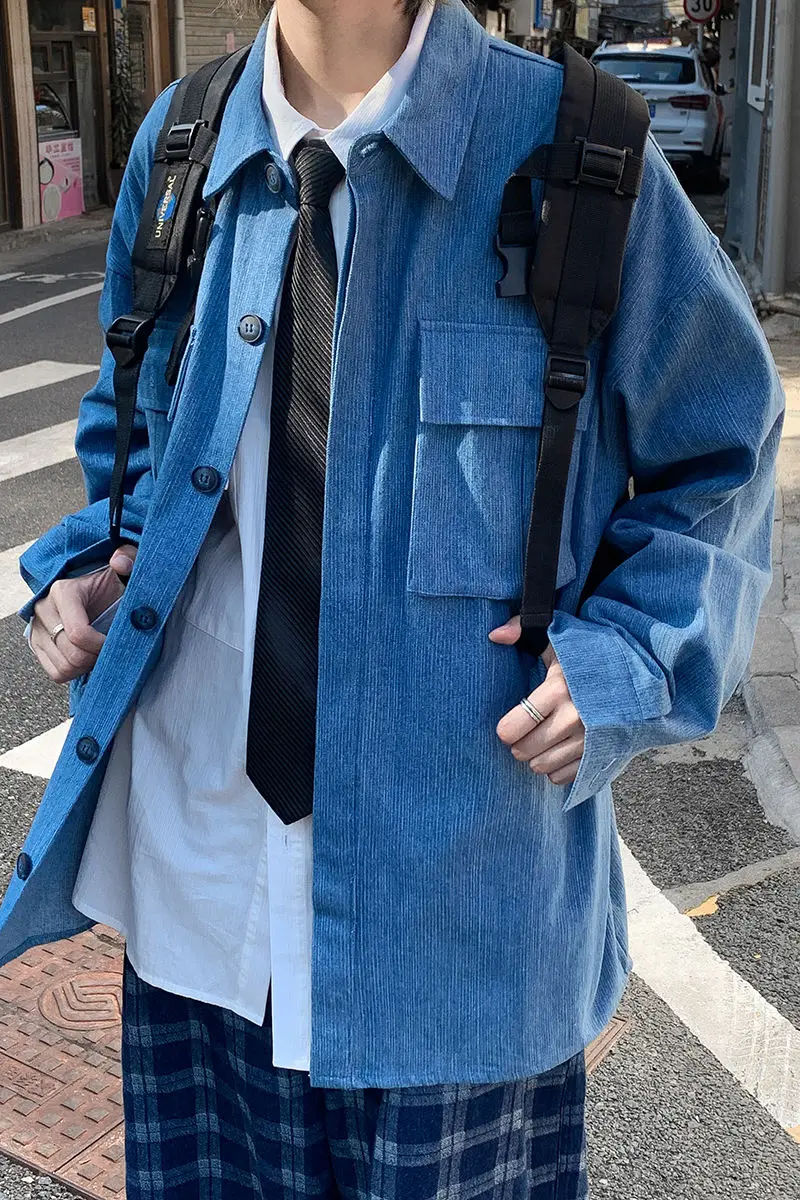 Новинка весна-осень 2020 Молодежная популярная мужская однотонная куртка в