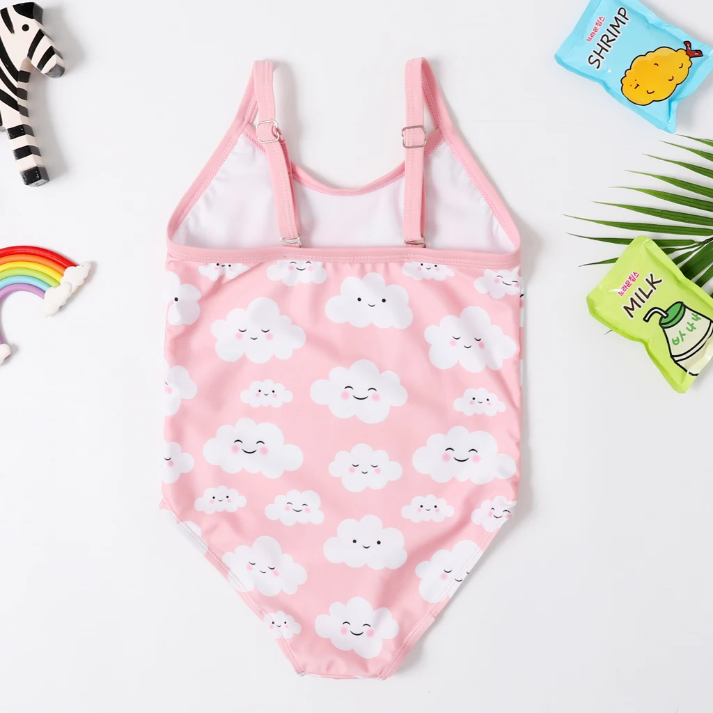 Новинка 2020 купальник для маленьких девочек Цельный классическое детское боди с