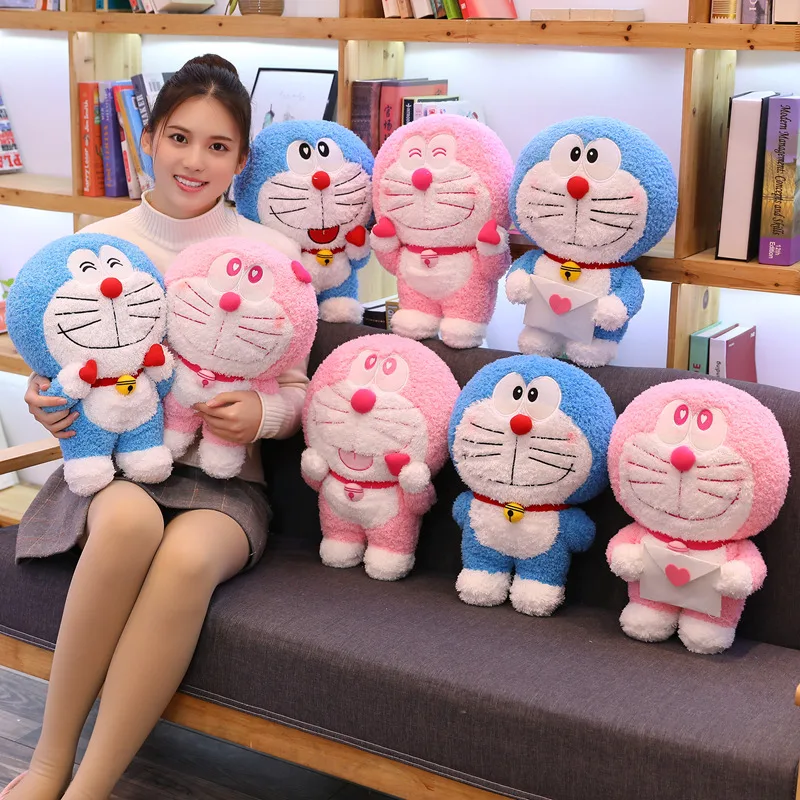 

45/60cm Cartoon Cute Stand By Me Doraemon Plush Toys High Quality Stuffed Cats Pillow Soft Anime Doll for Kids Girls Gift