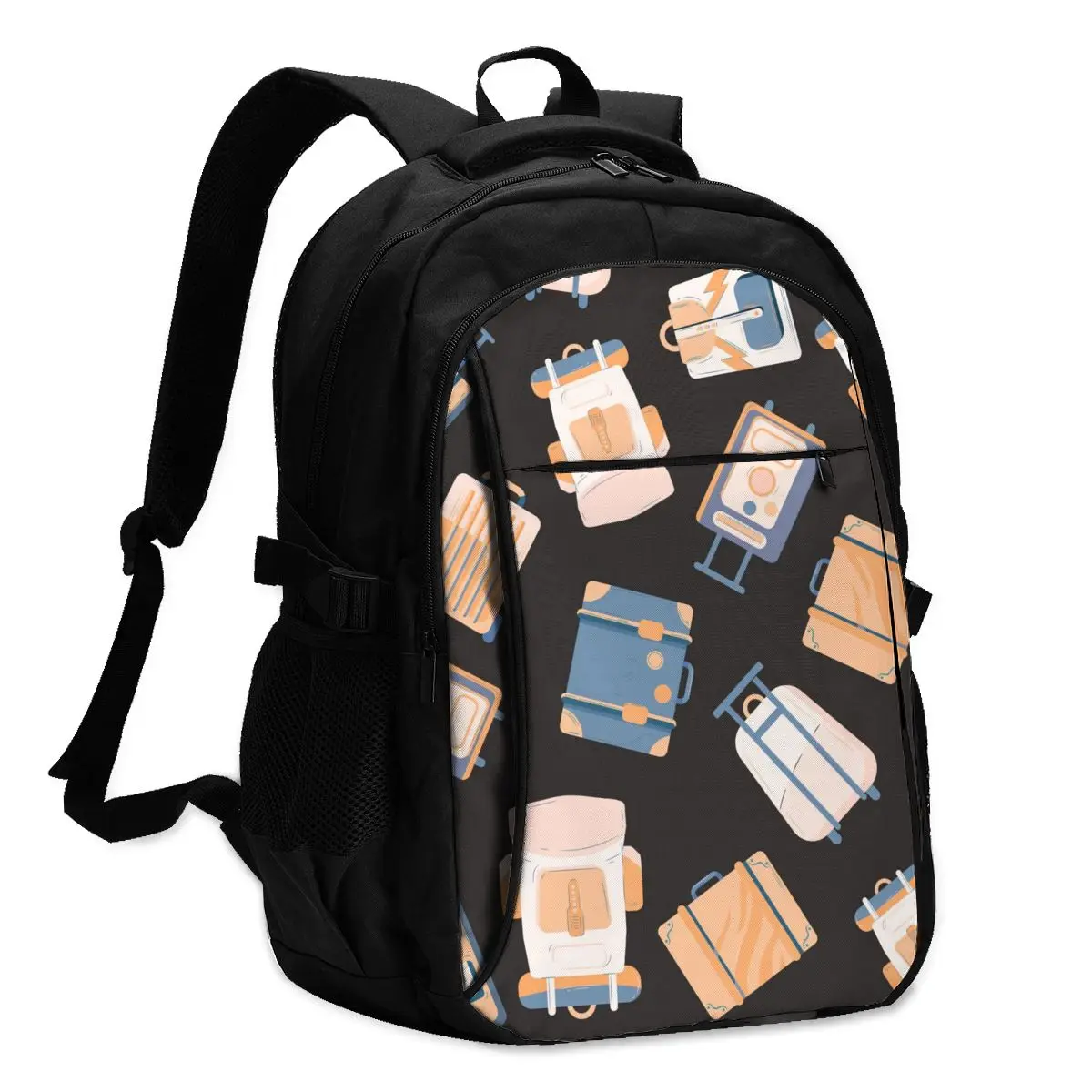 

New men's travel backpack youth sports bag leisure camping men's backpack laptop backpack outdoor hiking bag USB backpack