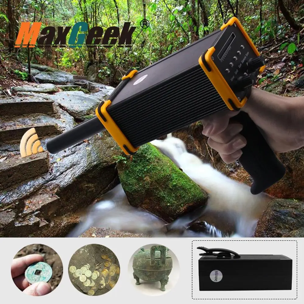 Maxgeek Mini GR100 дальний детектор золота металлоискатель Чехол М для серебра