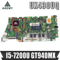 ux430uq laptop motherboard for asus zenbook ux430uq ux430uqk ux430un ux430u original mainboard 16gb ram i5 7200u gt940mx