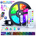Светодиодная лента, водонепроницаемая, RGB, 12 в пост. Тока, 5101520 м, 2530 м