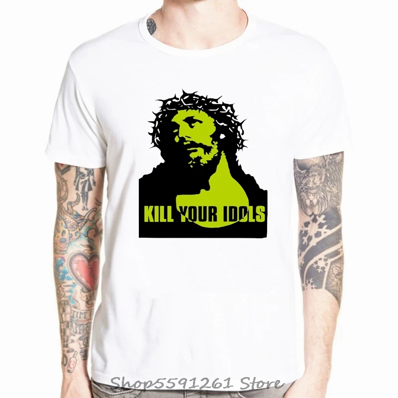 Футболка с надписью Guns N Roses Alx Rose Same мужские смешные футболки Kill Your Idols