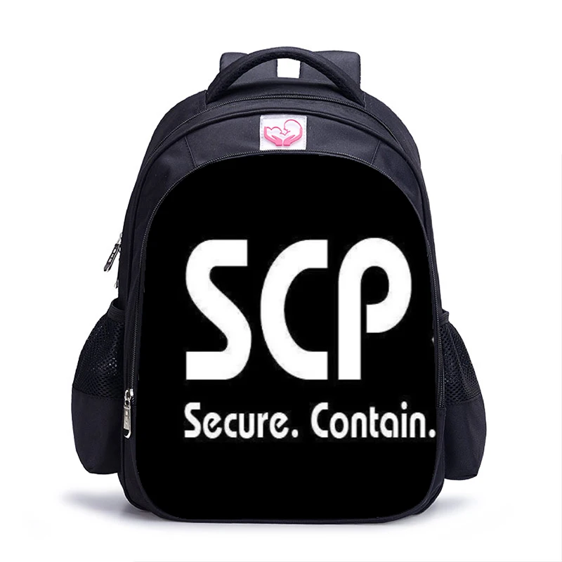 

SCP Secure Contain Protect Backpack Children School Bags Orthopedic Backpacks Kids School Boys Mochila Infantil Bags