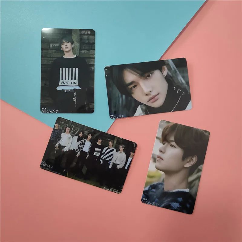 1 шт. карточки-наклейки из PVC с кристаллами для альбома kpop Straykids Cle: LEVANTER Felix BANG CHAN Bang Chan Lee Know Hwang Hyun Jin Bus on.