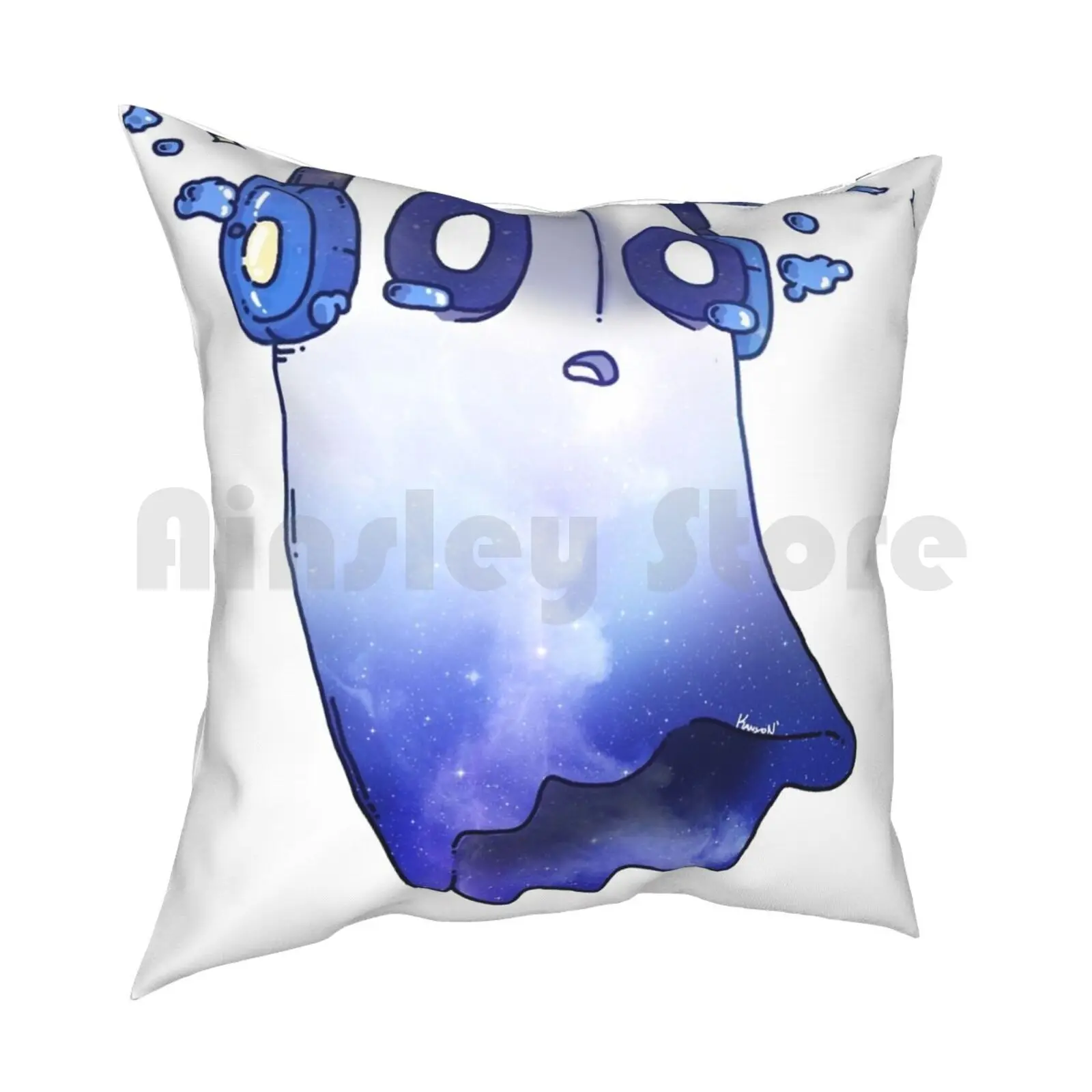 Наволочка Napstablook с изображением галактики Undertale наволочка принтом для дома