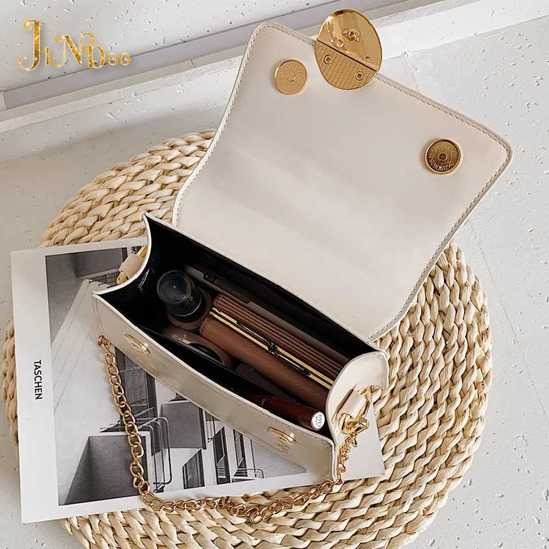 2021 Soft PU Leather Women Shoulders Bag Women Solid Color Fashion New Quality Crossbody Bags Female Handbag Small Square Bag