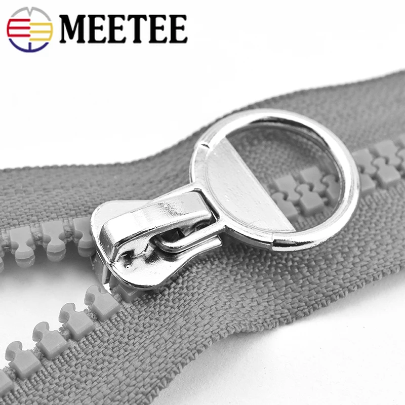 1 шт. металлическая молния ползунок уплотнительное кольцо 8 # молнии из смолы