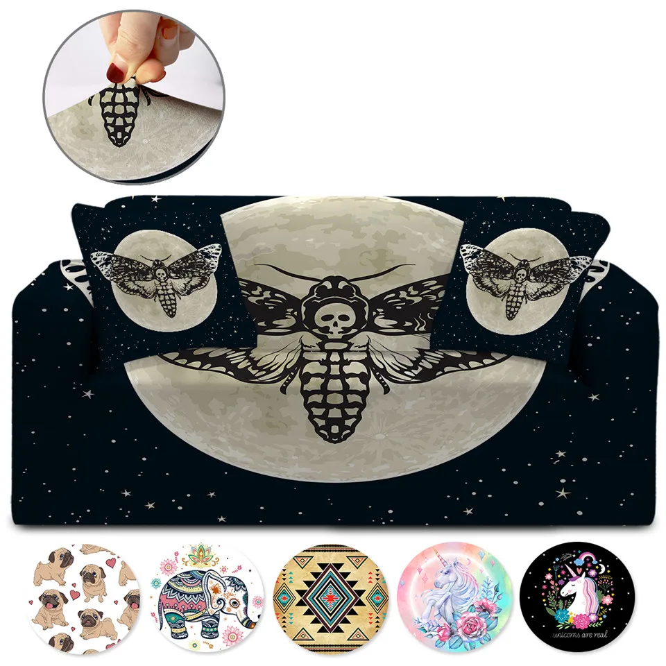 Чехол BeddingOutlet для диванов эластичный чехол на диван в готическом стиле с