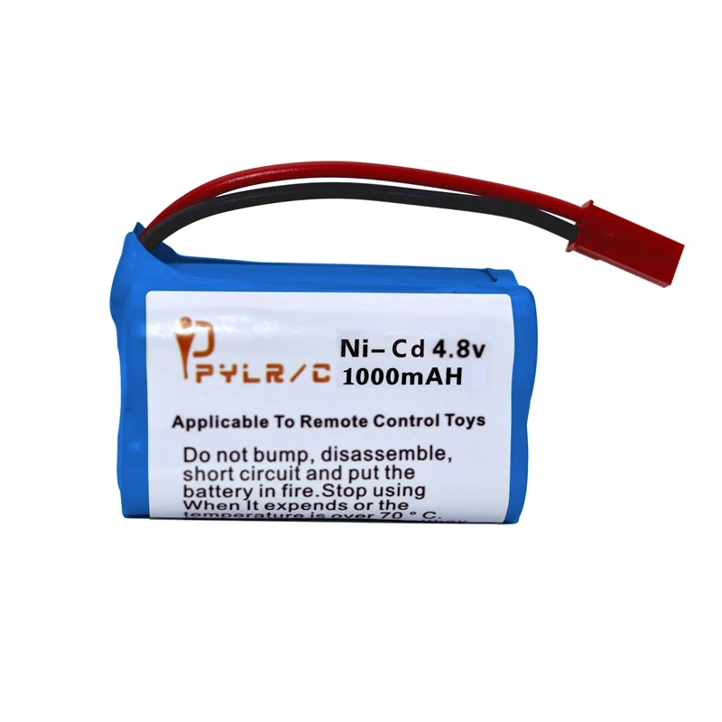 (JST Plug) 4.8v 1000mah NICD Battery For Rc toys Cars Boats Tanks Robots Gun AA NI-CD Rechargeable Pack | Игрушки и хобби
