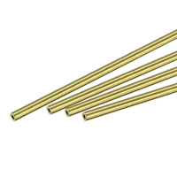 4pcs brass round tube 2mm od 0 5mm wall thickness 200mm length pipe tubing for diy crafts macrame wall hanging