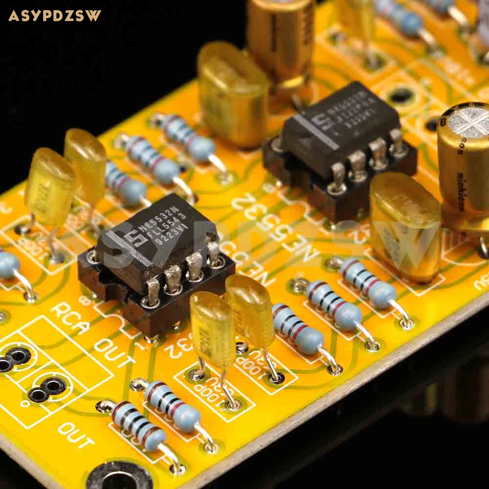 Готовая плата LG139 Mono NE5532 сбалансированная к односторонней сверхнизкой искажения